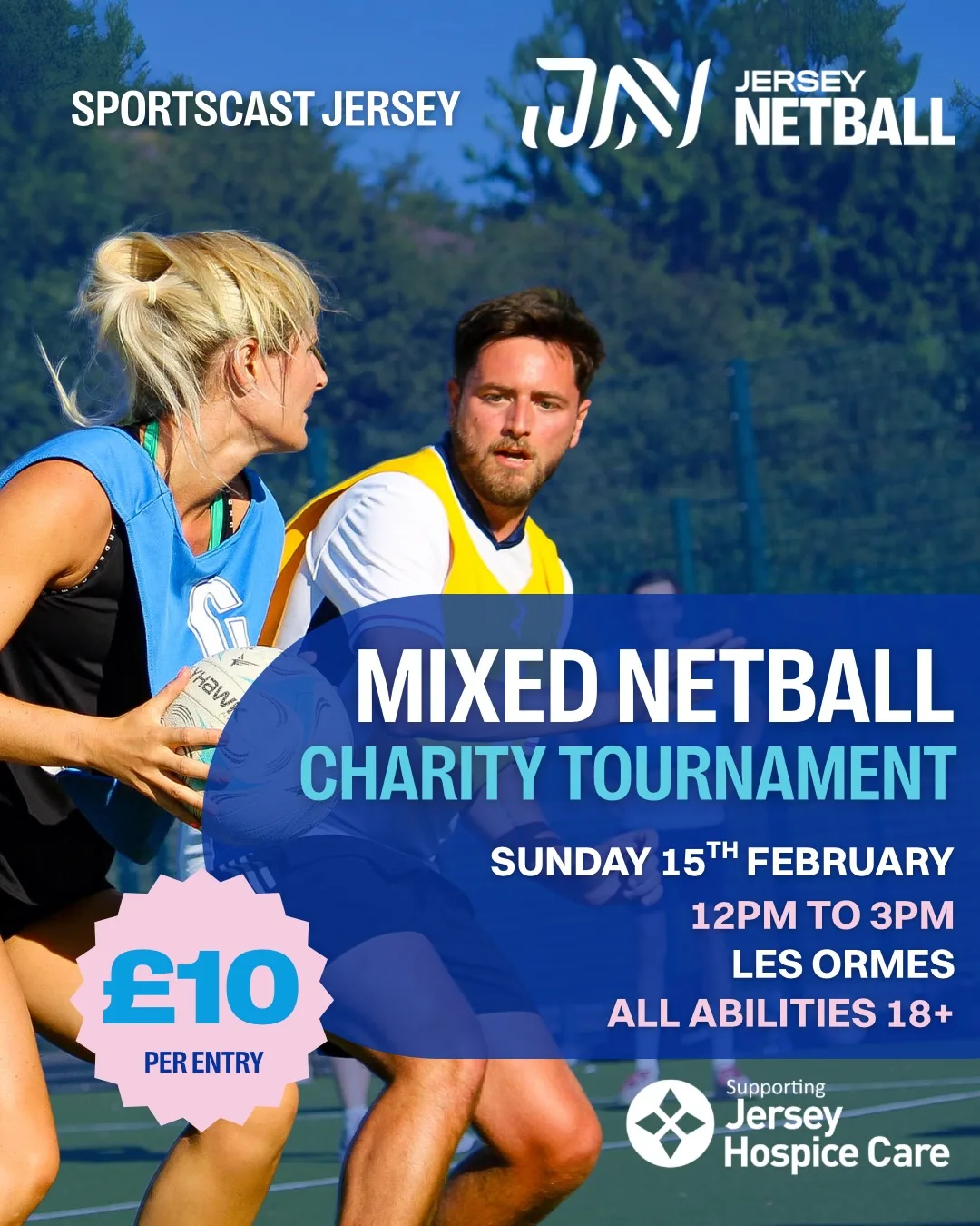 Charity Mixed Netball Tournament Hero image